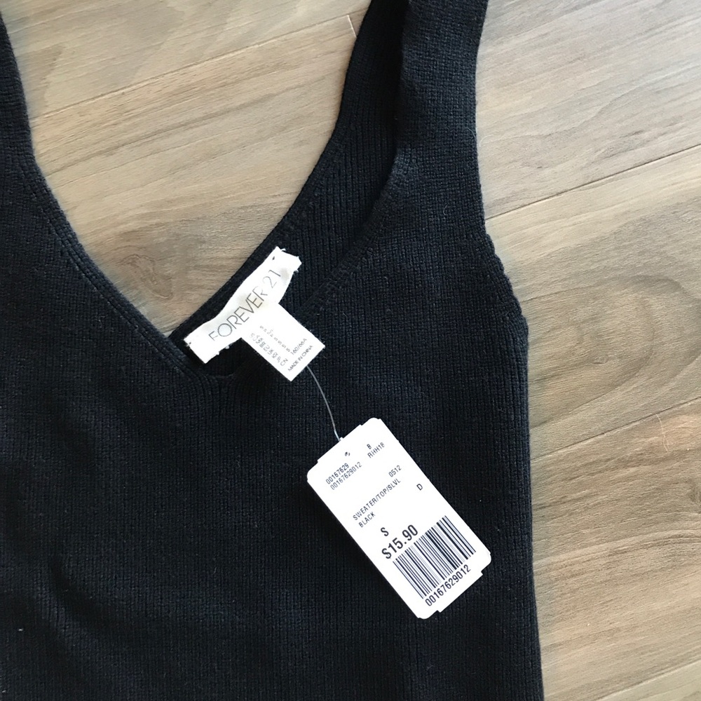 Black Sweater Tank!!